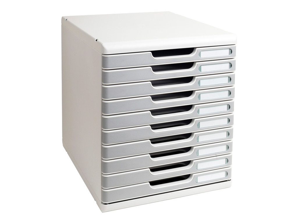 Exacompta Modulo Classic Bloc De Classement 10 Tiroirs A4 Plus Granit Pas Cher Bureau Vallee