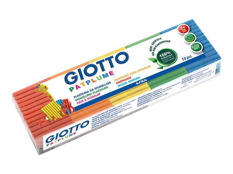GIOTTO - 10 pains pâte à modeler végétale - 50gr
