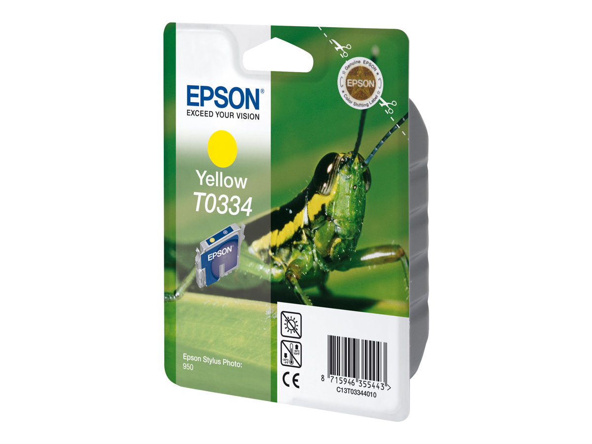 Cartouche Epson Bureau Vallee Epson T0334 - jaune - cartouche d'encre originale Pas Cher | Bureau Vallée