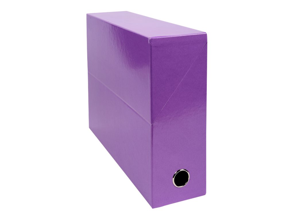 Exacompta Iderama - Boîte de transfert - dos 90 mm - violet