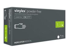 Vinylex - 100 gants non poudrés  - taille 6/7 - vinyle - transparent