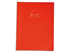 Calligraphe - Protège cahier sans rabat - 24 x 32 cm - grain losange - rouge