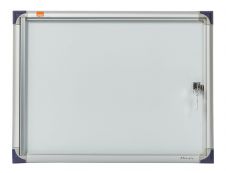 Nobo - Vitrine intérieure 2 A4 (385 x 505 mm) - cadre aluminium fond métal