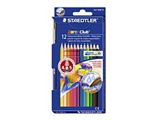 Staedtler Noris club - 12 Crayons de couleur aquarellables