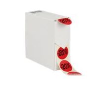 Logistipack - Boîte distributrice 500 étiquettes -20% - rouge
