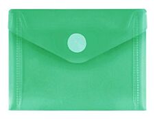 FolderSys - Pochette velcro - pour A7 - pour 50 feuilles - vert transparent