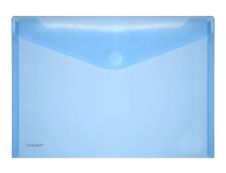 FolderSys - valisette - A4 - pour 100 feuilles - bleu, transparent