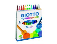 GIOTTO Turbo Color - 24 Feutres - pointe moyenne
