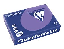 Clairefontaine Trophée - Papier couleur - A4 (210 x 297 mm) - 80 g/m² - 500 feuilles - violet