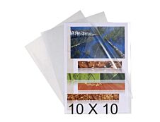 Exacompta - 10 Packs de 10 Pochettes coin avec encoches - A4 - 20/100 - cristal