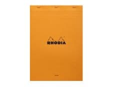 Rhodia - Bloc notes N°18 - A4 - 160 pages - ligné avec marge - 80g