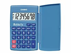 Calculatrice de poche Casio Petit-FX LC-401LV - 8 chiffres - alimentation batterie - bleu