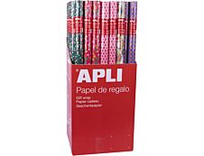 8410782136422-Apli Agipa - Papier cadeau - 70 cm x 2 m - différents motifs disponibles-Avant-0