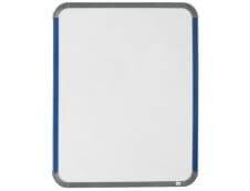Nobo - Tableau blanc Slimline en acier laqué - 28 x 36 cm - magnétique - cadre blanc