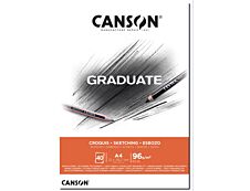 Canson Graduate - Bloc dessin croquis - 40 feuilles - A4 - 96 gr