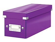 Leitz Click & Store - Boîte de rangement pour CD - violet métallisé