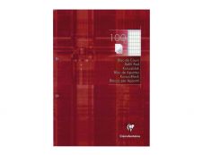 Clairefontaine - Bloc de cours A4 - perforé 2 trous - 200 pages - carreaux 4x8