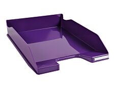 Exacompta COMBO Glossy - Corbeille à courrier violet