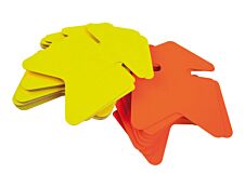 Apli Agipa - 25 flèches fluo non effaçables - jaune/orange - 16 x 24 cm