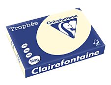 Clairefontaine Trophée - Papier couleur - A4 (210 x 297 mm) - 120 g/m² - 250 feuilless - ivoire