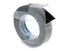 Dymo - Ruban d'étiquettes auto-adhésives 3D - 1 rouleau (9 mm x 3 m) - fond noir