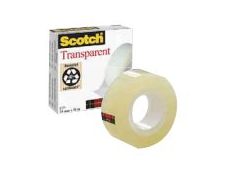 Scotch transparent 550 - Boîte de 8 rubans adhésifs - 19 x 33 mm