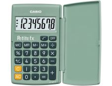 Calculatrice de poche Casio Petit-FX LC-401LV - 8 chiffres - alimentation batterie - vert