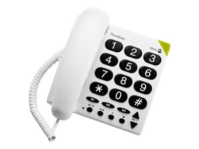 Doro PhoneEasy 311c - téléphone filaire - blanc