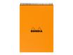 Rhodia - Bloc notes à spirale - A4 - 80 pages - petits carreaux