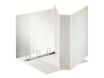 Esselte Panorama - Classeur à anneaux personnalisable - Dos 98 mm - A4 Maxi - pour 600 feuilles - blanc