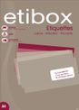 Etibox - 400 Étiquettes adhésives blanches - 105 x 148.5 mm - Coins droits - réf 119758