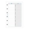Exacompta Exatime 14 - Recharge pour organiseur - adresses/téléphone - 8,1 x 12,6 cm