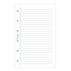Exacompta Exatime 14 - Recharge pour organiseur - travers blanc - 10 x 14 cm