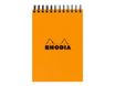 Rhodia - Bloc notes à spirale - 10 x 15 cm - 160 pages - petits carreaux