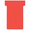 Nobo - 100 Fiches en T - Taille 2 - rouge