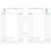 Recharge d'agenda Perpétuel de caisse - 1 jour par page - 16 x 24 cm - feuilles mobiles 2 trous - Exacompta