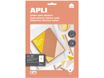 Apli Agipa - 10 Étiquettes blanches A4 - qualité photo mat - réf 18110