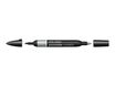ProMarker - Marqueur double pointe - argent métallique