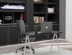 EasyHome - Bureau télétravail LV9 110 cm - blanc/noir