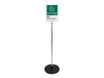 Exacompta Office Exascreen présentoir - pour A4 - noir, clair, aluminium