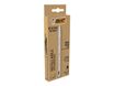 BIC Cristal Re'New - Stylo à bille noir + 2 recharges