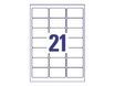 Avery - étiquettes adresses - 525 étiquette(s) - 63.5 x 38.1 mm