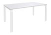 Bureau simple IRIS - L180 cm - Pieds blanc - plateau Blanc perle