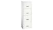 Classeur 4 tiroirs pour dossiers suspendus - 125,6 x 40 x 40 cm - blanc