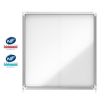 Nobo - Vitrine d'affichage - 12xA4 - surface_magnetique - porte coulissante