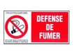 Pickup - Panneau de signalisation - 300 x 150 mm - Interdit de fumer
