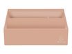Exacompta Aquarel - Trieur vertical / porte-lettres - 3 compartiments - corail