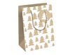 Clairefontaine Lovely Home Green Pocket - Sac cadeau blanc - 17 cm x 6 cm x 22 cm