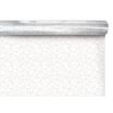 Créastyl imprimés - Papier cadeau - film polypro étoiles blanches - 50 cm x 120 m