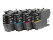 Brother LC421 - pack de 4 - noir, jaune, cyan, magenta - cartouche d'encre originale